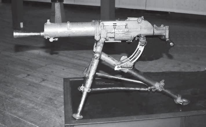 Трофейными Австро-Венгерскими пулеметами Schwarzlose
M.07/12 оснащались почти все бронепоезда Русской армии